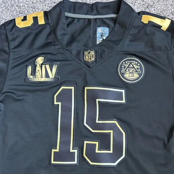 NFL Nike Patrick Mahomes Super Bowl Jersey on Black and Gold size medium - Picture 2 of 10